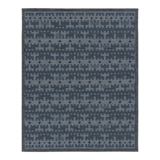 Contemporary Scandinavian Style Geometric Wool Rug by Rug & Kilim, India For Sale