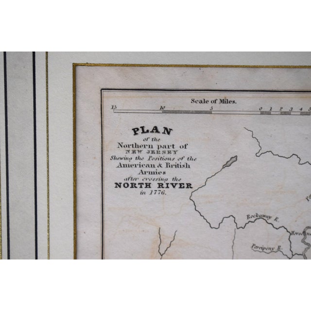 Plan of the Northern Part of New Jersey Showing the Positions of the American & British Armies For Sale - Image 4 of 5