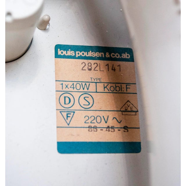 Gold Munkegaard Ceiling or Wall Lamp by Arne Jacobsen for Louis Poulsen, 1970s For Sale - Image 8 of 10