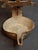 Rare 18th C Wrought Iron Double Crusie Phoebe Grease Lamp Bird Motif Folk Art For Sale - Image 11 of 18