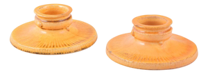 Ceramic Candlesticks by Svend Hammershøi for Kähler, Denmark, 1930s, Set of 2