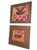 1960s Tribal Mola Framed Handmade Textile Art, Set of 2 For Sale - Image 4 of 7