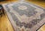 Antique Oversized Persian Kerman Lavar Rug, Hand-Knotted Wool, Millefleur Floral Pattern, Navy & Ivory, 10x14 For Sale - Image 4 of 17