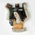 Rare and remarkable whimsical vintage Italian wall sconces handcrafted in terra cotta in the form of female figures....