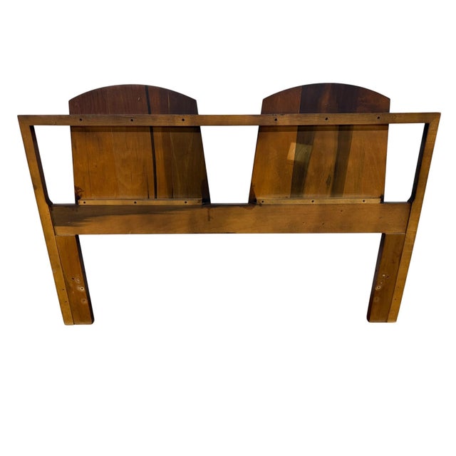 Mid-Century Modern Lane 1st Edition Walnut Full/Queen Walnut Headboard For Sale In Philadelphia - Image 6 of 6