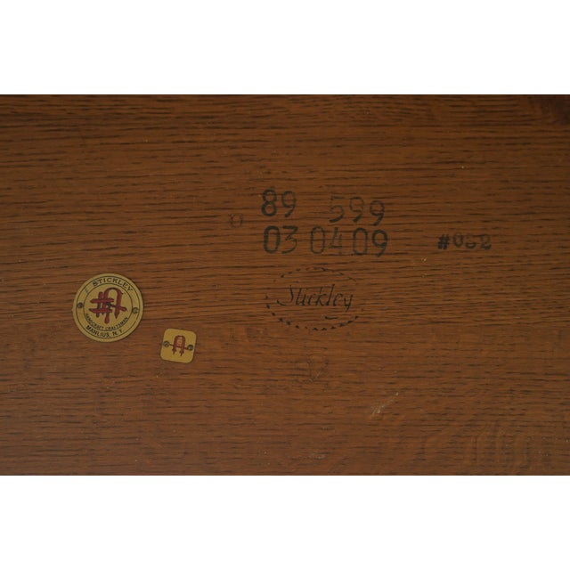 Stickley Mission Oak Arts & Crafts Dining Room Table For Sale - Image 12 of 12