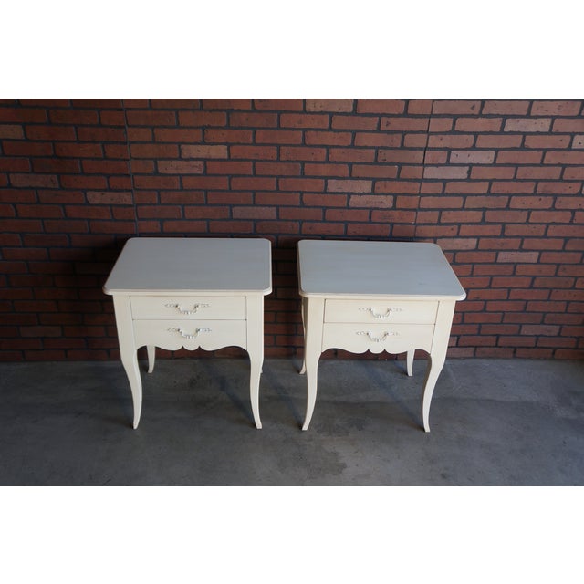 Ethan Allen Maison Nightstands ~ a Pair For Sale - Image 6 of 7