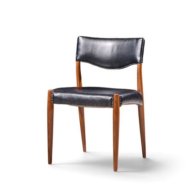 Ejner Larsen & Aksel Bender-Madsen for Willy Beck Mid Century Danish Teak Dining Chairs - Set of 6 For Sale In Chicago - Image 6 of 17
