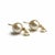 1990s 14kt Yellow Gold Double Drop Pearl Dangle Hoop Earrings, A Pair For Sale In New York - Image 6 of 10