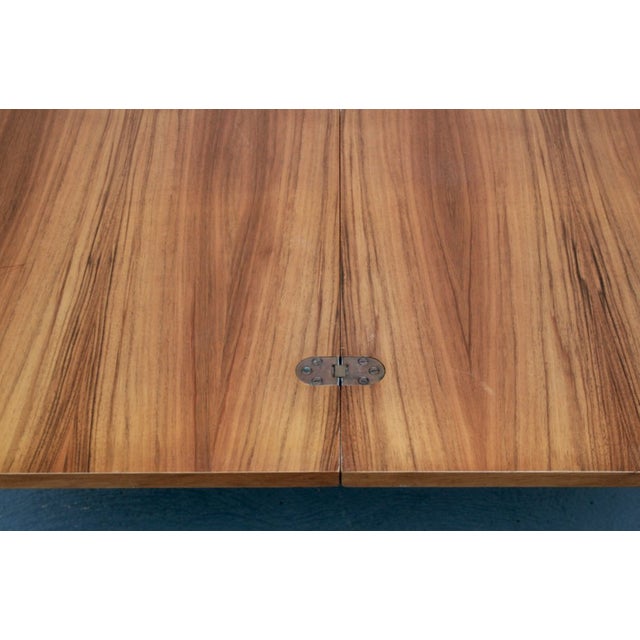 Brown Extendable Coconut Table in Walnut, 1960 For Sale - Image 8 of 15