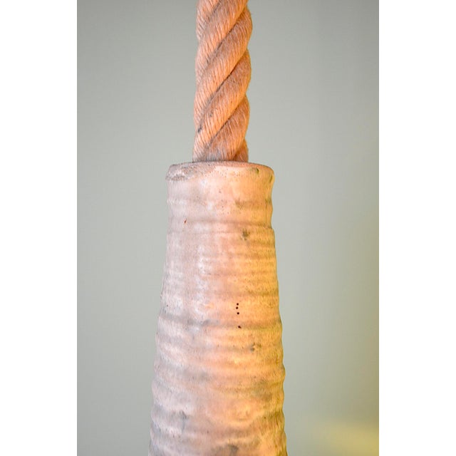 Brutalist German Studio Ceramic Lamp, 1970s For Sale - Image 10 of 16