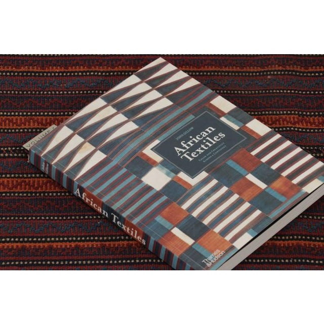 Vintage Persian Kilim in Red and Blue Stripes With Geometric Motifs - Rug & Kilim For Sale - Image 10 of 10