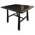 2010s Andrianna Shamaris Mid Century Couture Espresso Stained Teak Wood Table For Sale - Image 5 of 18