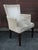Late 20th Century Pair Hickory Chair Mto Zoffany Ocelot Velvet Upholstered and Walnut Armchairs For Sale - Image 10 of 11