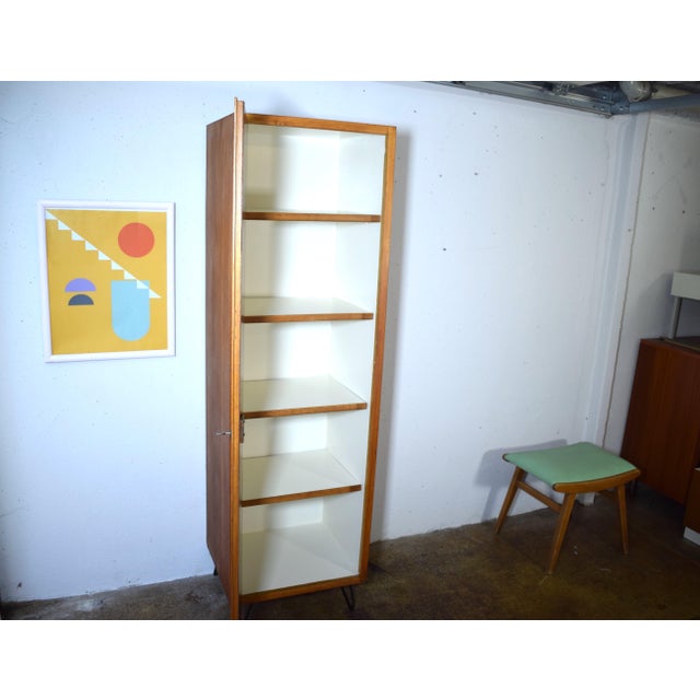Narrow Wardrobe from Monke Furniture, 1950s For Sale - Image 4 of 9