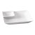 Croc White Melamine Chip & Dip Server For Sale