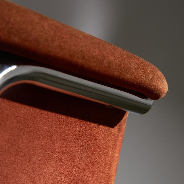 Vintage Velvet Desk Chair For Sale - Image 5 of 12