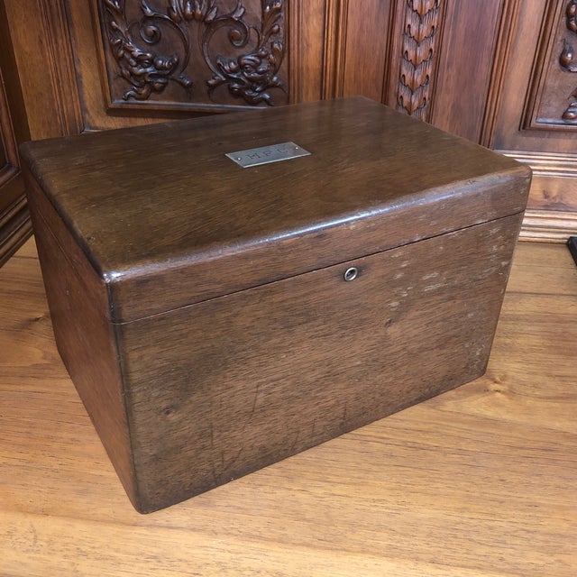 1910s Antique Walnut Humidor Chairish
