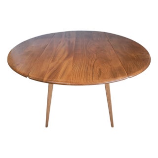 Mid-Century Modern Blonde Plank Dining Table in Elm by Lucian Ercolani for Ercol, 1960s For Sale