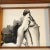 Original Vintage Female Nude Watercolor Study Painting 1950’s Carved Wood Frame For Sale - Image 4 of 6