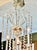 Neoclassical Large 12-Light Bohemian Cut Crystal Chandelier For Sale - Image 3 of 7