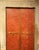 20th Century Italian Faux Red Porphyry Lacquered and Gilt Framed Wood Door For Sale - Image 13 of 14
