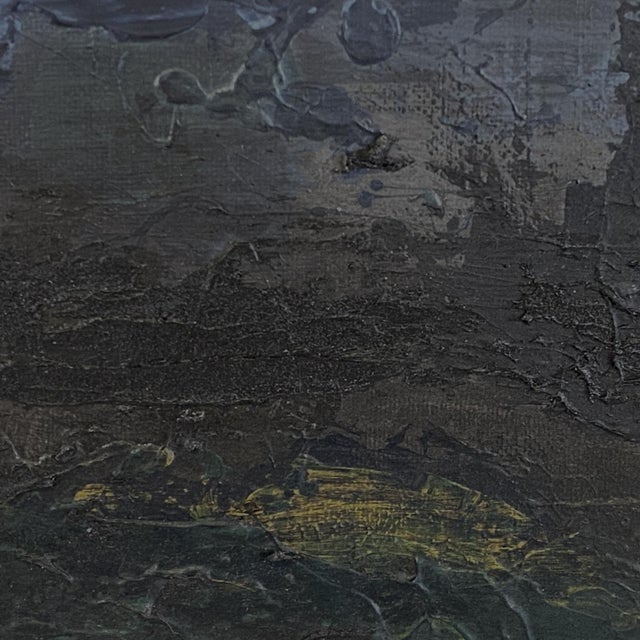 Stephen Hansrote Dark and Moody Original Abstract Painting by Stephen Hansrote For Sale - Image 4 of 8