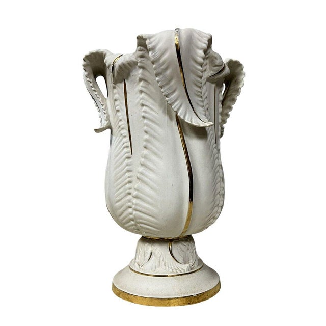 Large Art Deco Les Algues Vase by Albert Laurent Limoges, 1960s For Sale - Image 4 of 9