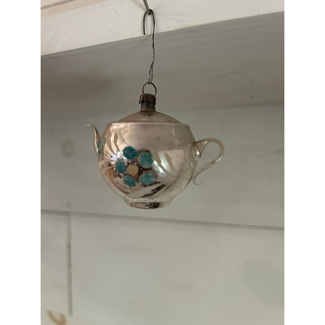 Antique Teapot Christmas Ornament For Sale In New York - Image 6 of 6