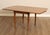 Wood Mid Century Modern Walnut Extendable Drop Leaf Dining Table For Sale - Image 7 of 12