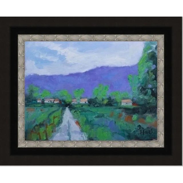 Modern Impressionist Oil Painting Landscape For Sale - Image 11 of 12