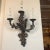 1990s Italian Hand Carved Wood Sconce For Sale - Image 10 of 10