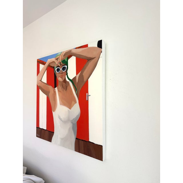"Shaded" Original Oil Painting, by Jennifer Hohlfelder For Sale - Image 9 of 12