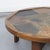 Large Brutalist Round Coffee Table with Inlaid Tiles, 1970s, in Good conditions. Designed 1970 to 1979
