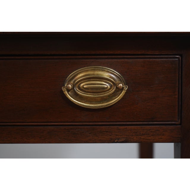 Kittinger Colonial Williamsburg Walnut 1 Drawer Table For Sale - Image 12 of 18