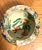 Vintage Satsuma Style Porcelain Fishbowl Planter Floral and Keisha Design With Koi Interior For Sale - Image 10 of 15