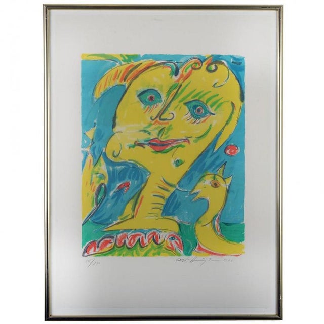 Carl-Henning Pedersen, H. C. Andersen Suite, 1890s, Lithograph, Framed For Sale - Image 5 of 5