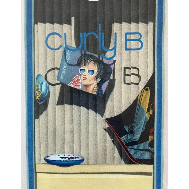 1980s 1987 Evelyne Brigeois Watercolor Painting, "A Storefront in Troyes, France" For Sale - Image 5 of 12