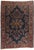 79578 Antique Persian Mohajeran&nbsp;Sarouk Rug, 03'05 x 04'09. The Midnight Garden: A Late Qajar Persian Sarouk...