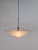Vintage Italian Glass and Brass Pendant Lamp by Tre Ci Luce, 1980s For Sale - Image 9 of 18