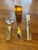 Gold 24k Gold-Plated Five-Piece Desk Set in Wood Presentation Box, 1970s Italy For Sale - Image 8 of 8