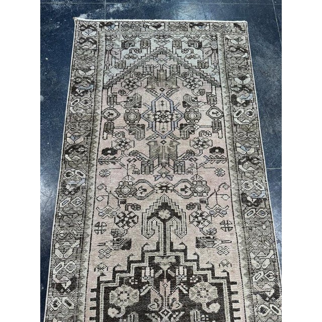 Contemporary Turkish Vintage Rug 3' x 9'3" For Sale - Image 3 of 7