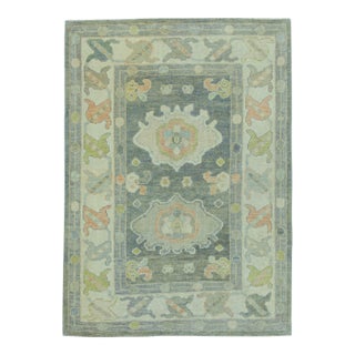 Turkish Oushak Rug 3'10" x 5'4" #20109 For Sale