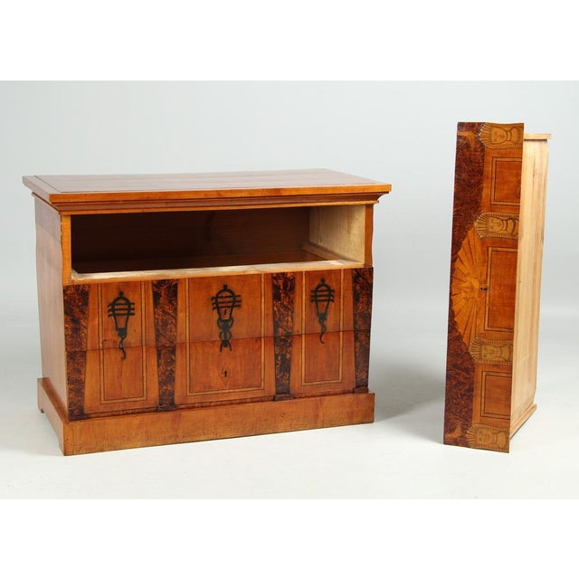Biedermeier Chest of Drawers from Castle Carlsruhe, 1810 For Sale - Image 12 of 18
