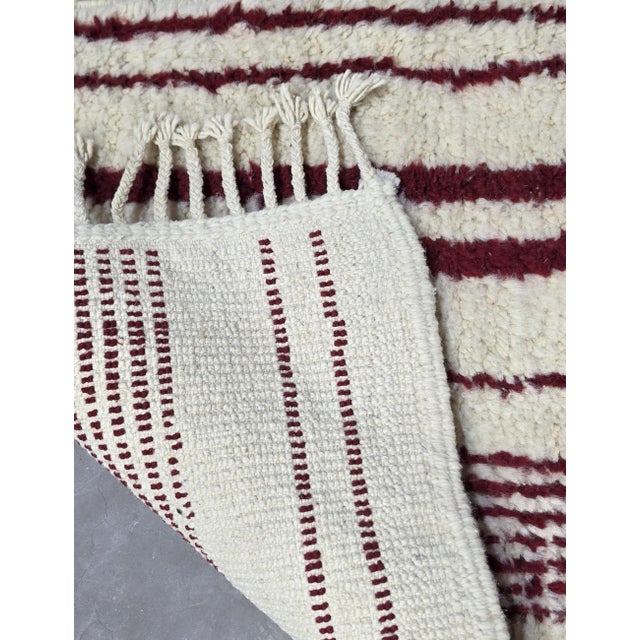 Contemporary Berber Runner Rug - 9.9 X 2.8 Ft For Sale In Cleveland - Image 6 of 6