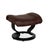 Set of Reno Leather Recliner Chair with Ottoman from Stressless For Sale - Image 18 of 18