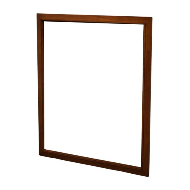 Wood Rway Furniture Solid Hard Rock Maple Colonial Early American 42x35" Dresser / Wall Mirror 13-5701 For Sale - Image 7 of 7