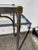 Maison Jansen Style Console Table Chrome Accent Mid Century Modern Gold For Sale - Image 10 of 10