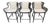 Palecek Palermo in/Outdoor Bar Stools, Set of Three For Sale
