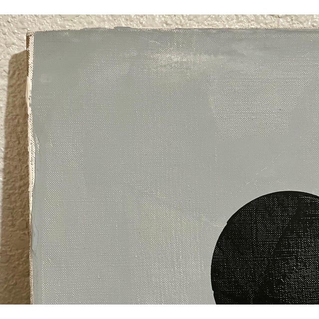 Abstract Judy Rifka, American Figurative Abstract Geometric Mixed Media Painting Judy Rifka, 1989 For Sale - Image 3 of 10